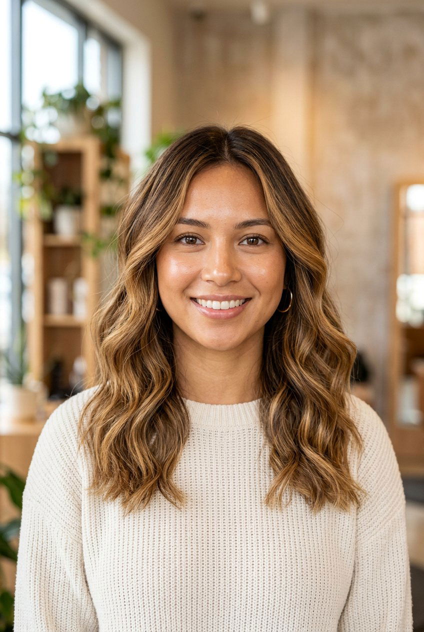 Almond Brunette Balayage For Warm Skin Tones - 20 almond brunette balayage - 20 almond brunette balayage