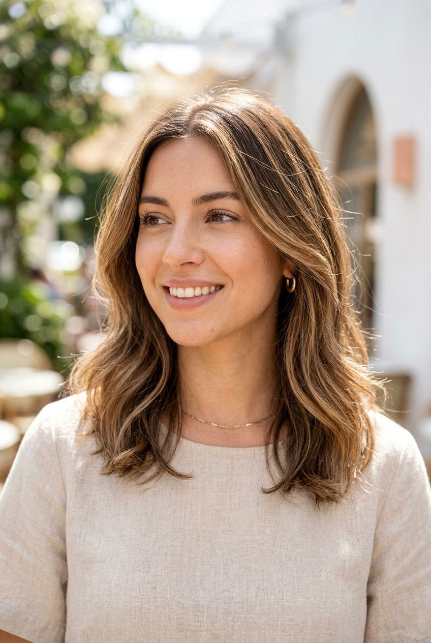 Almond Brunette Balayage On Fine Hair - 20 almond brunette balayage - 20 almond brunette balayage