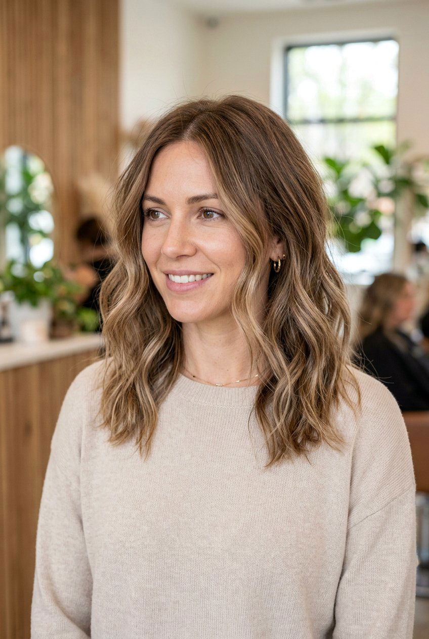 Almond Brunette Balayage On Light Brown Hair - 20 almond brunette balayage - 20 almond brunette balayage