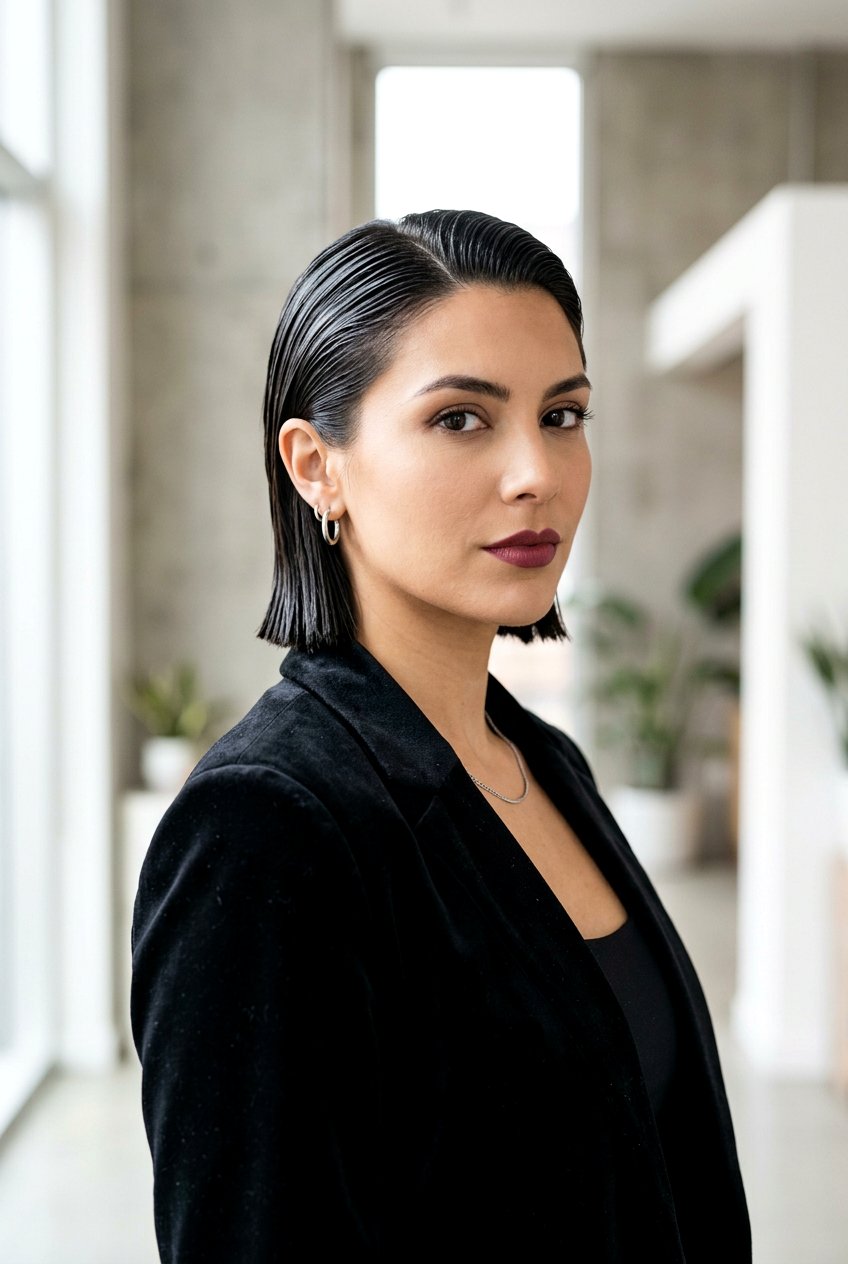 Alt Slicked Bob - 20 alt bob haircut women - 20 alt bob haircut women