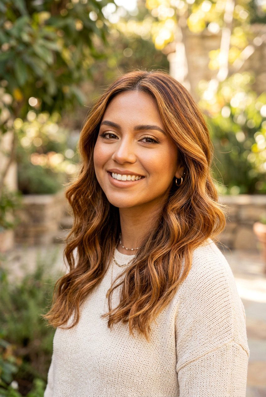 Amber Balayage For Warm Skin Tones - 20 amber balayage hair - 20 amber balayage hair