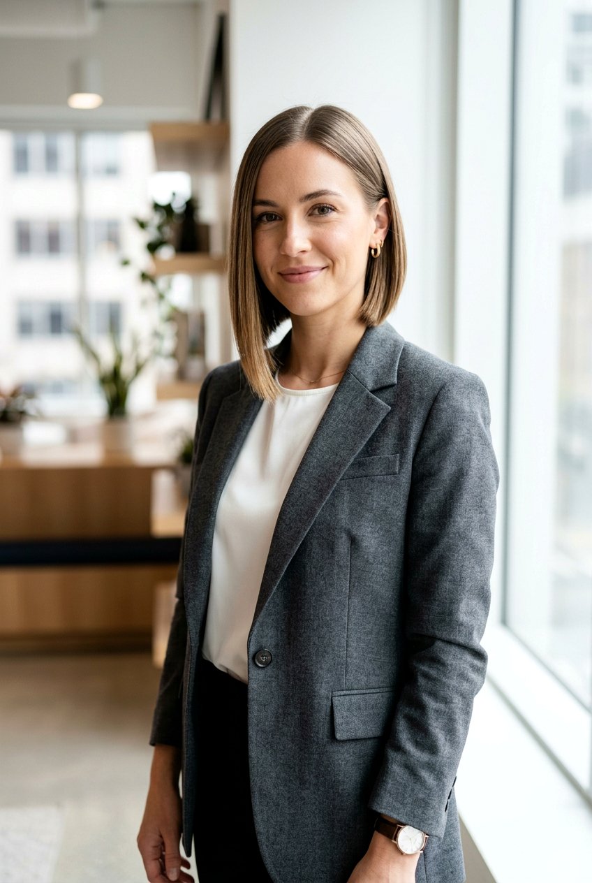 Angled Blunt Bob - 20 blunt haircut for thin ends - 20 blunt haircut for thin ends