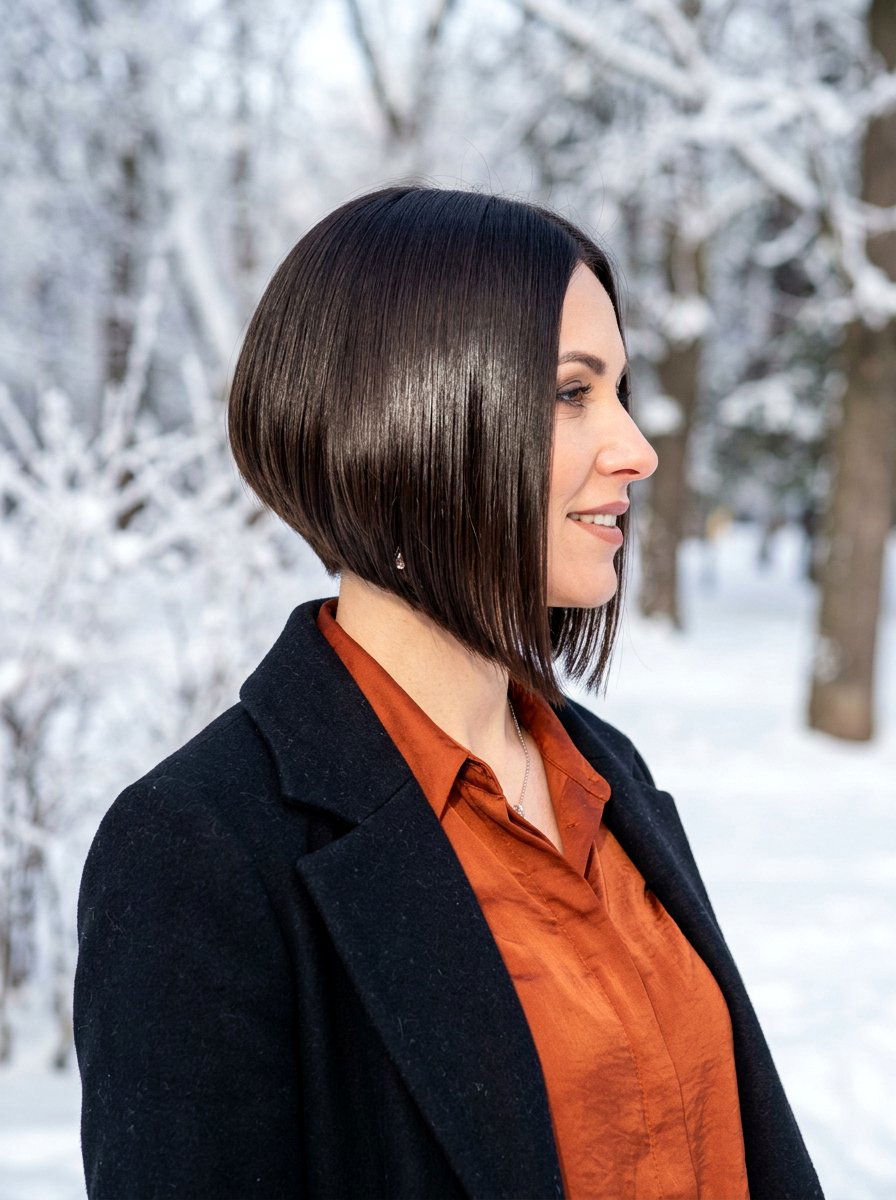 Angled Bob - 20 cute shoulder length haircut ideas - 20 cute shoulder length haircut ideas