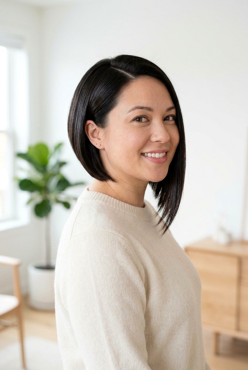 Angled Bob For Round Face - 20 flattering bob for round face - 20 flattering bob for round face