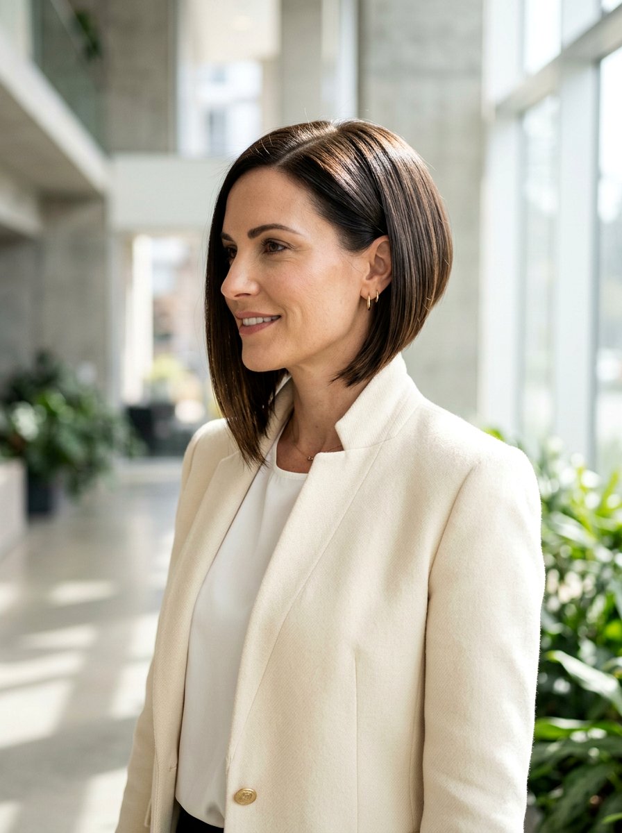 Angled Bob For Square Face - 20 short haircut for square face women - 20 short haircut for square face women