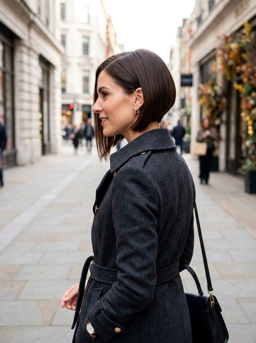 Angled Bob Haircut - 20 polished bob for older women - 20 polished bob for older women