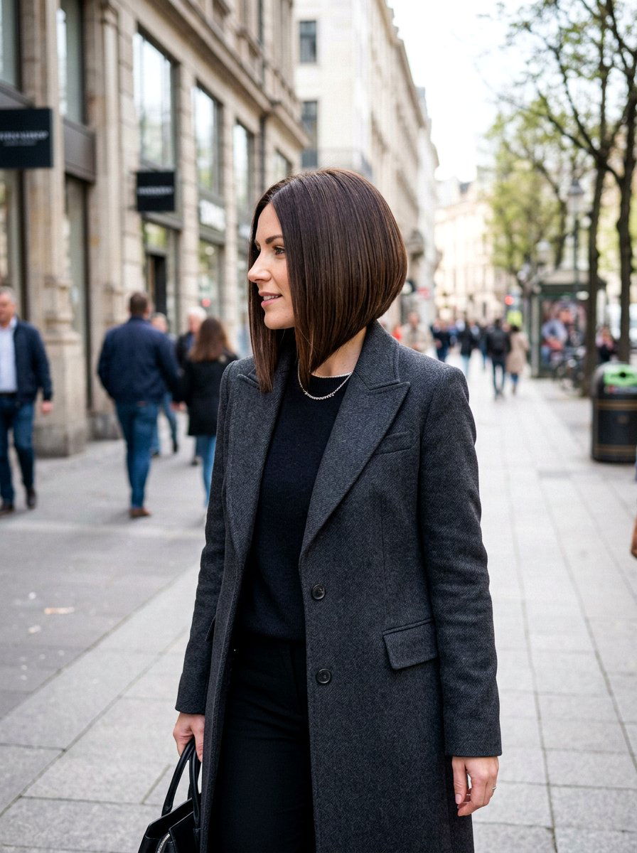 Angled Bob Haircut - 20 short haircut to make fine hair look thicker - 20 short haircut to make fine hair look thicker