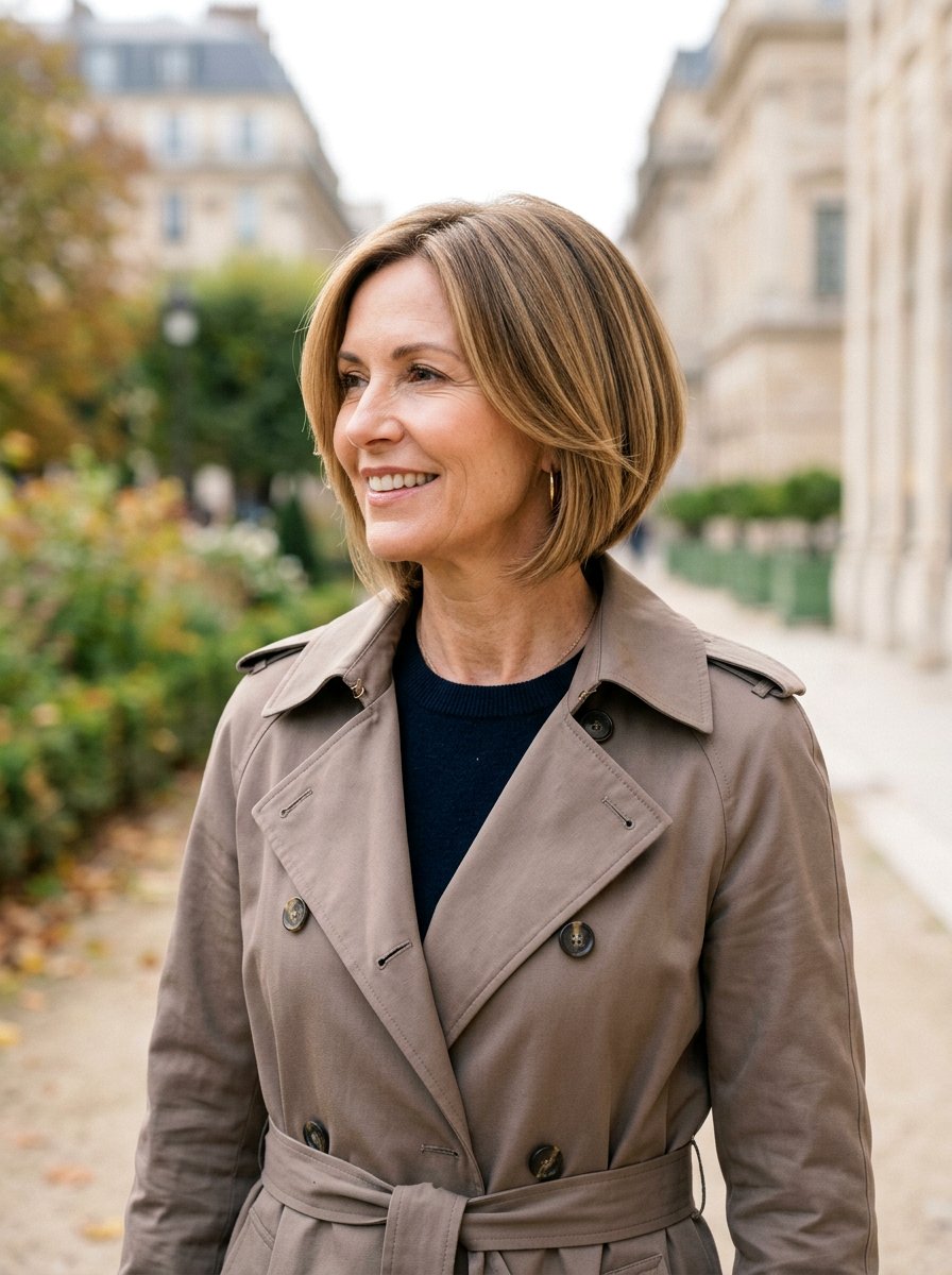 Angled Bob Haircut - 20 short haircut for women over 40 - 20 short haircut for women over 40