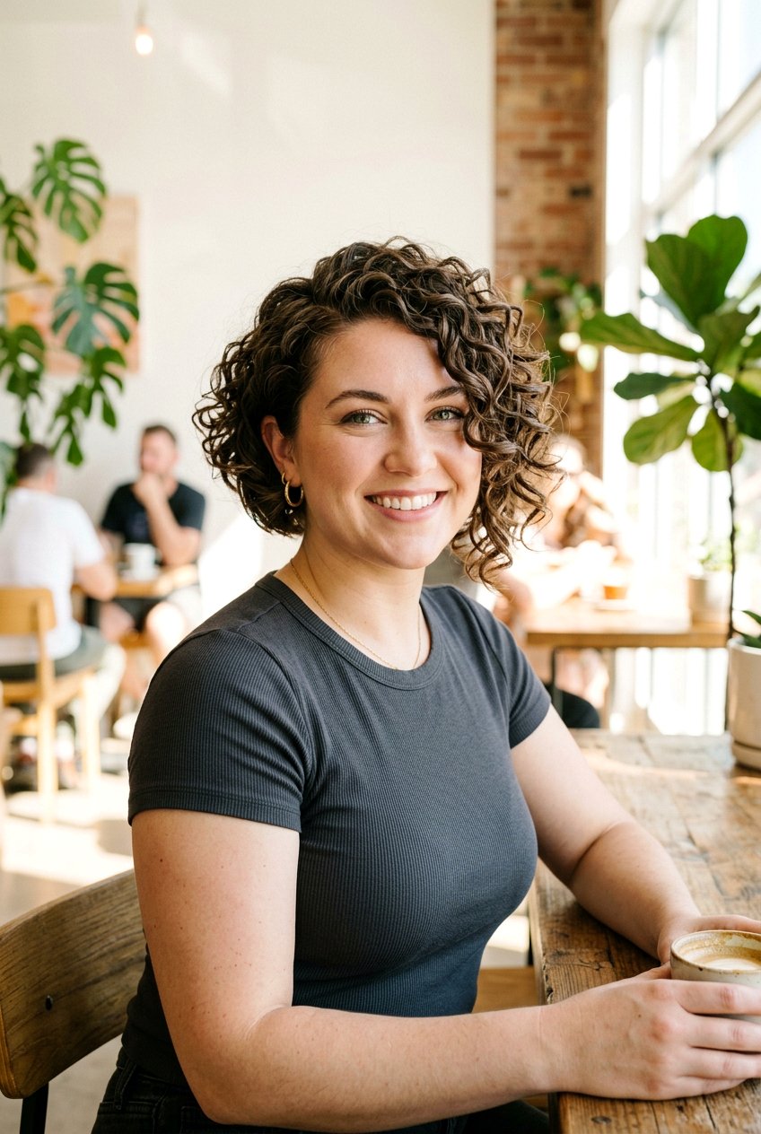 Angled Curly Bob For Round Face - 20 curly bob for round face women - 20 curly bob for round face women