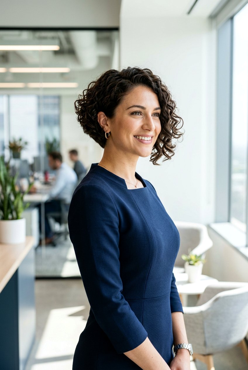 Angled Curly Bob - 20 curly bob for thick frizzy hair - 20 curly bob for thick frizzy hair