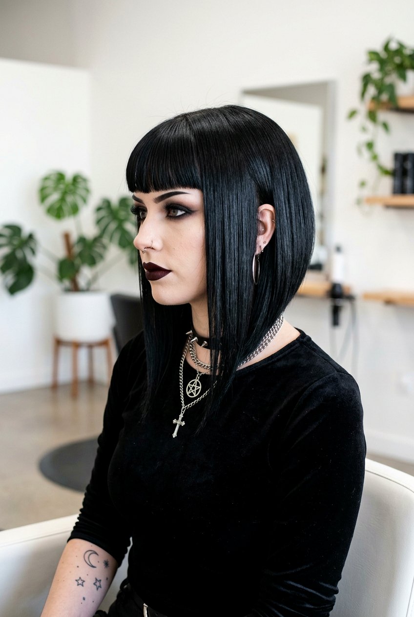 Angled Goth Bob Haircut - 20 goth bob haircut - 20 goth bob haircut