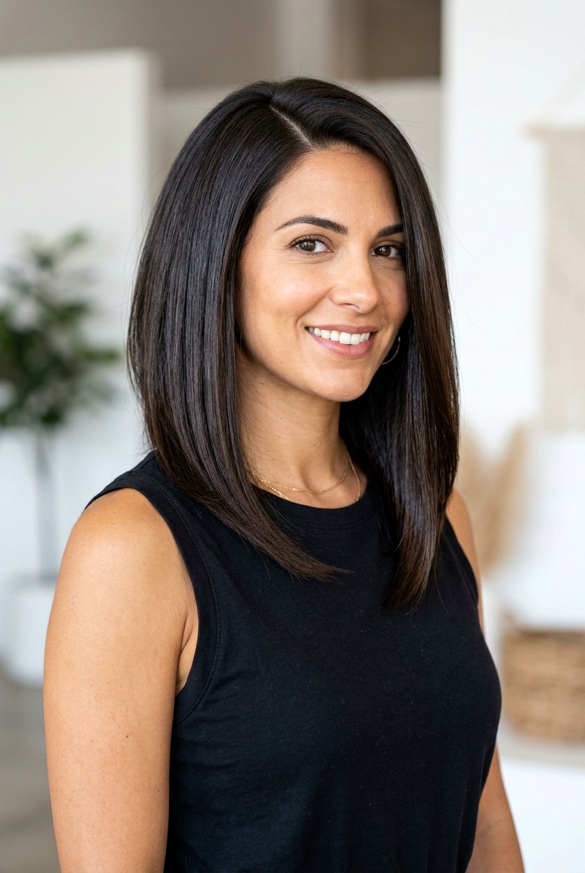 Angled Lob Haircut For Thick Hair - 20 lob haircut for thick hair - 20 lob haircut for thick hair