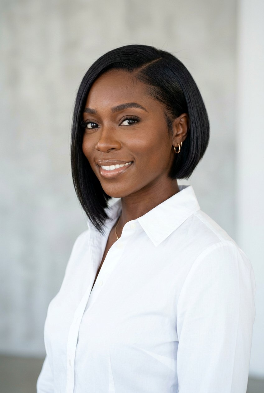 Angled Short Bob - 20 black women short bob haircut ideas - 20 black women short bob haircut ideas