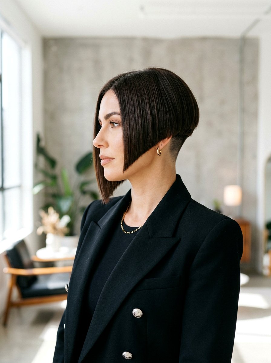 Angled Undercut Bob For Thick Hair - 20 undercut bob for thick hair women - 20 undercut bob for thick hair women