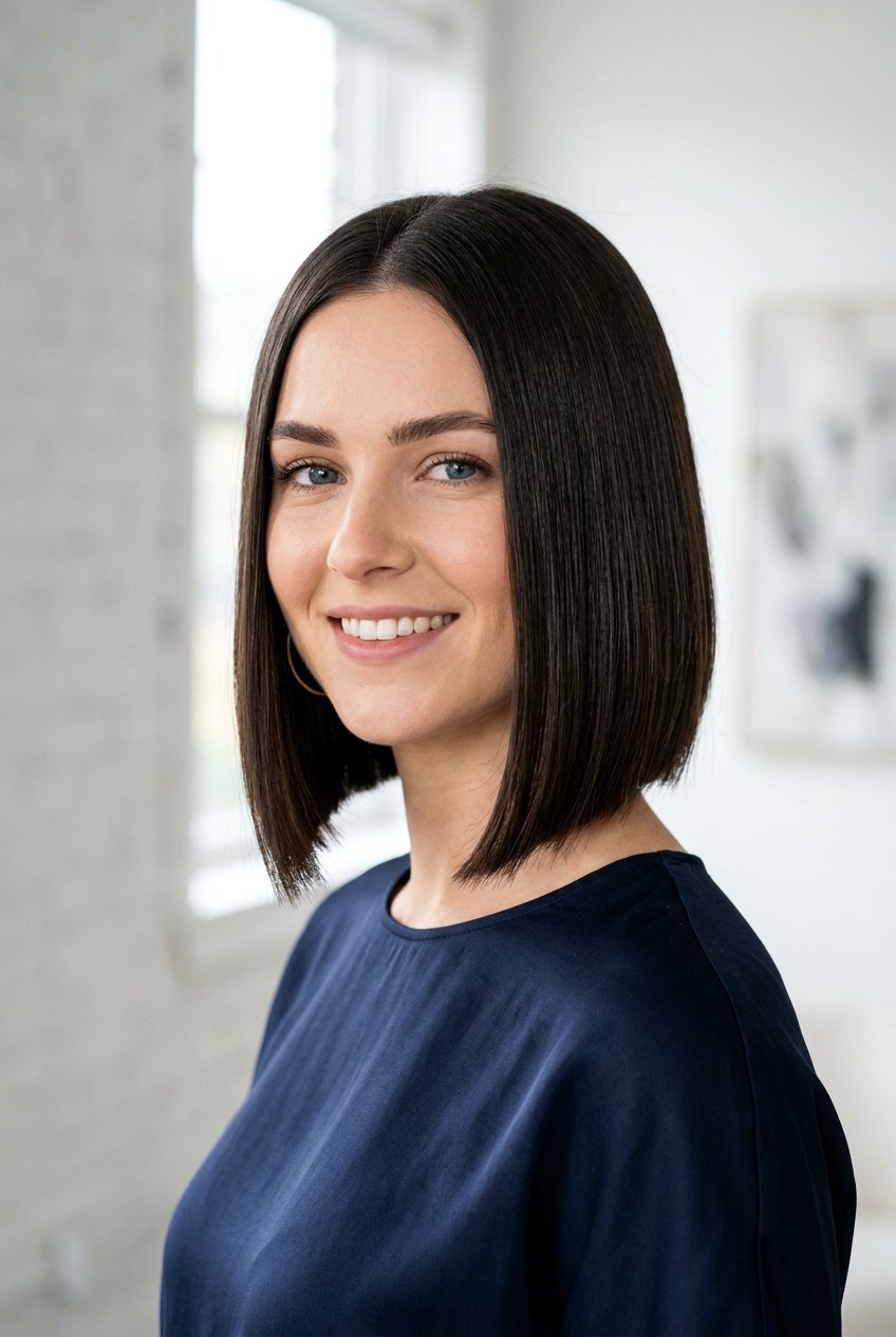 Angled blunt bob - 20 blunt bob haircut - 20 blunt bob haircut