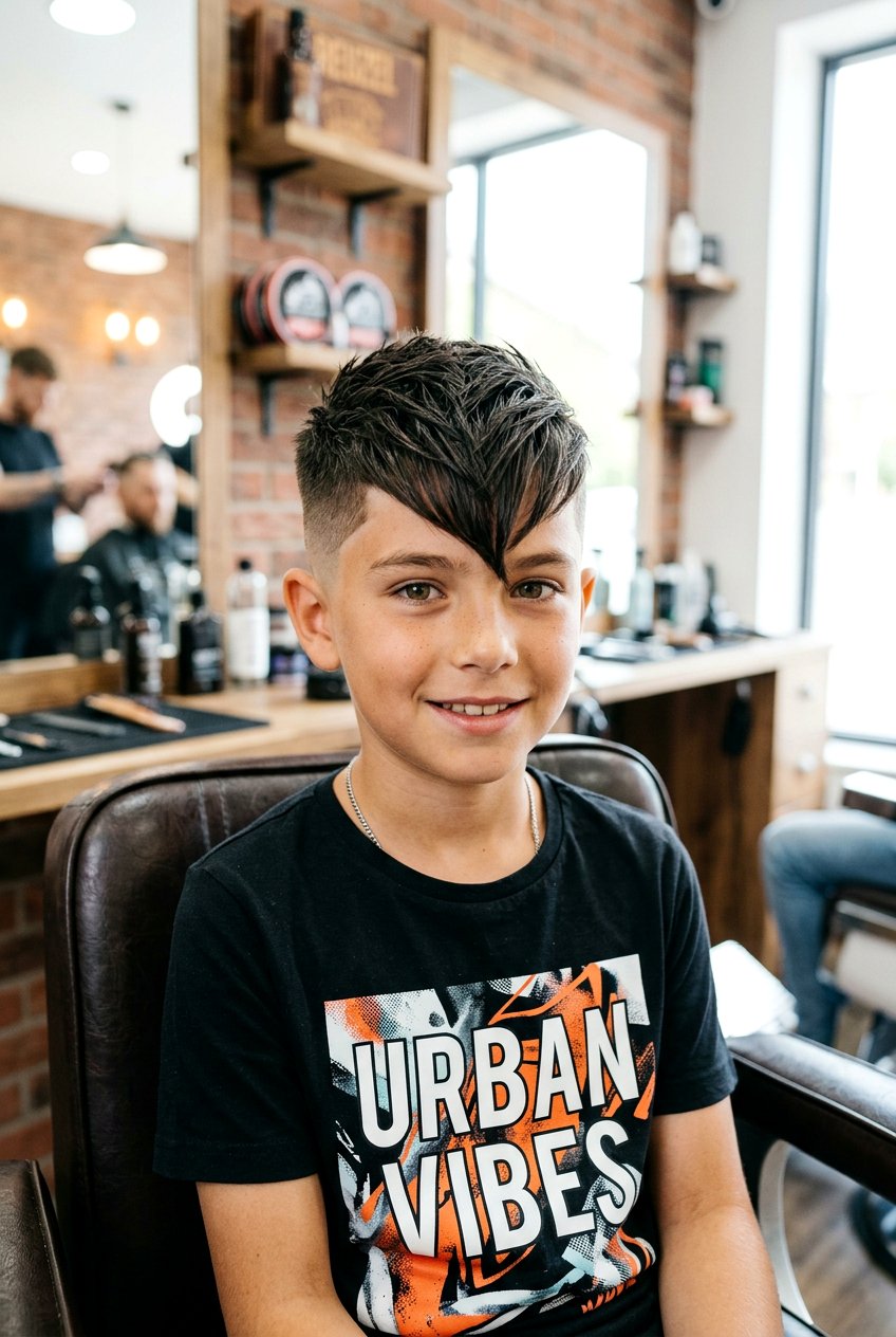 Angular Fringe Cut - 20 boys haircut for thick straight hair - 20 boys haircut for thick straight hair
