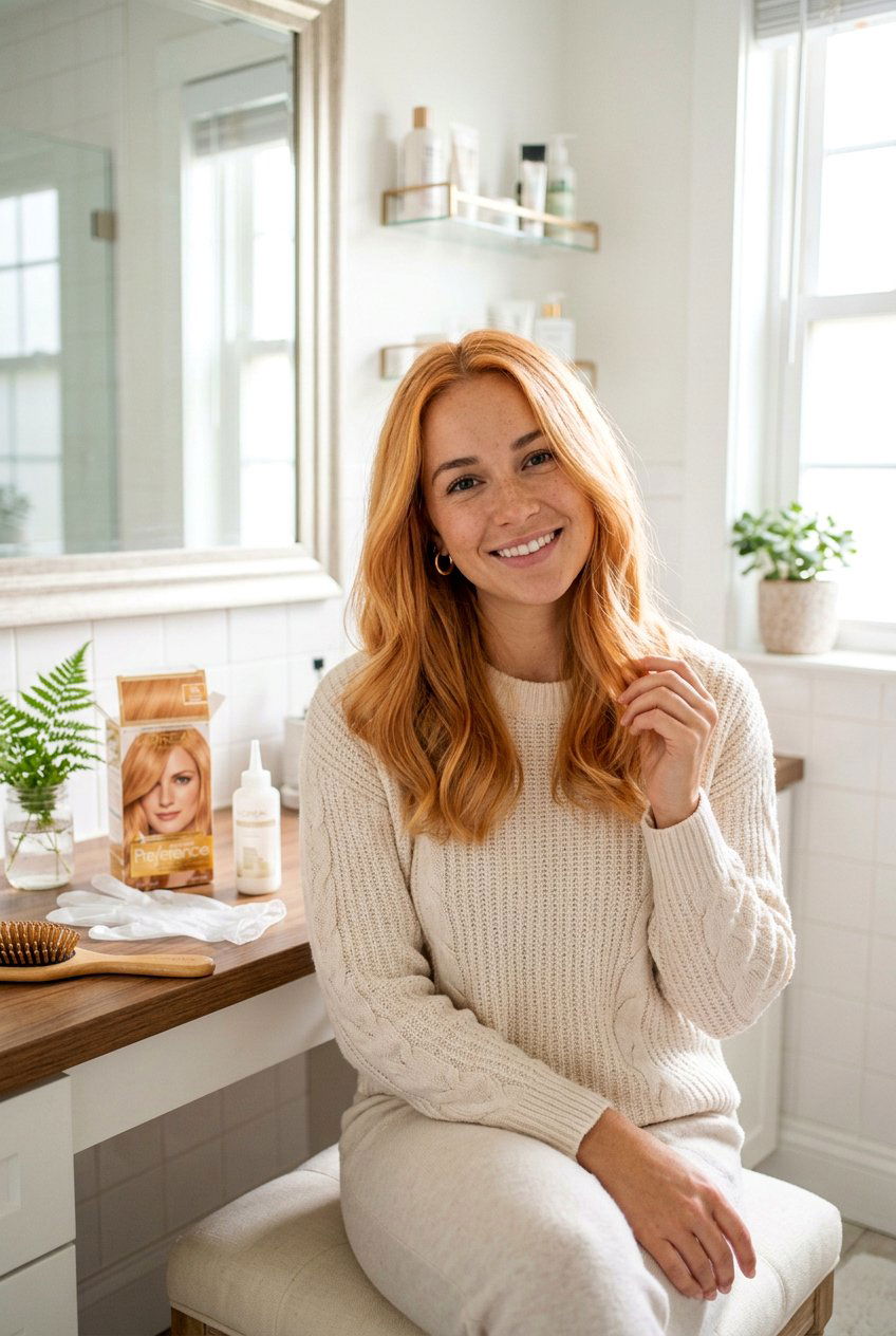 Apricot Blonde At Home Box Dye - 20 apricot blonde hair color - 20 apricot blonde hair color