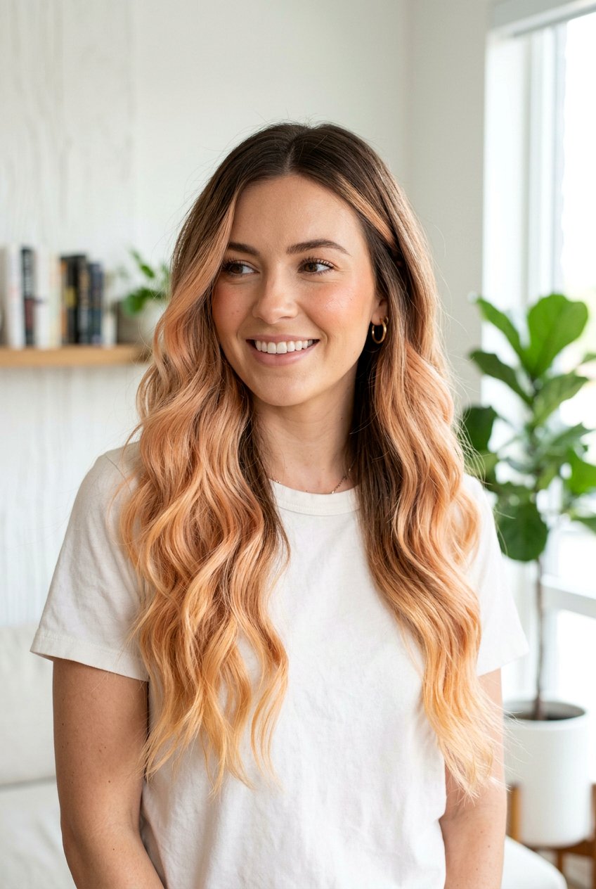 20 Gorgeous Apricot Blonde Hair Color Ideas for a Warm Glow
