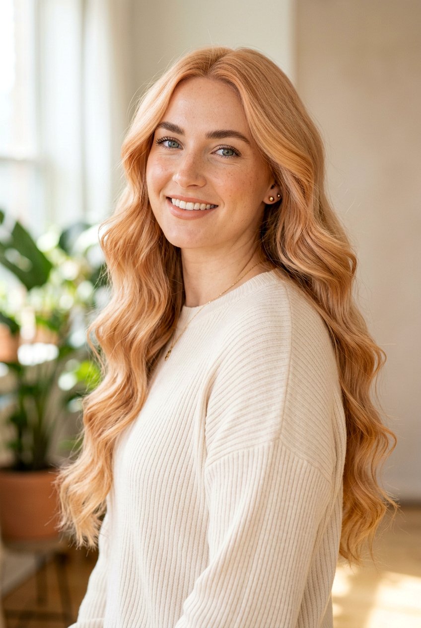 Apricot Blonde Hair Color - 20 statement hair color ideas - 20 statement hair color ideas