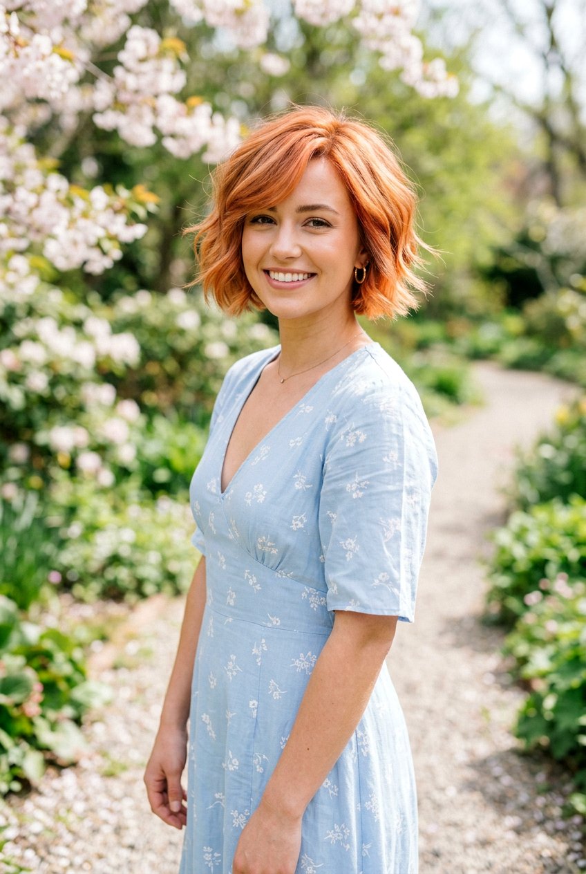 Apricot copper short hair - 20 copper twa hairstyle - 20 copper twa hairstyle