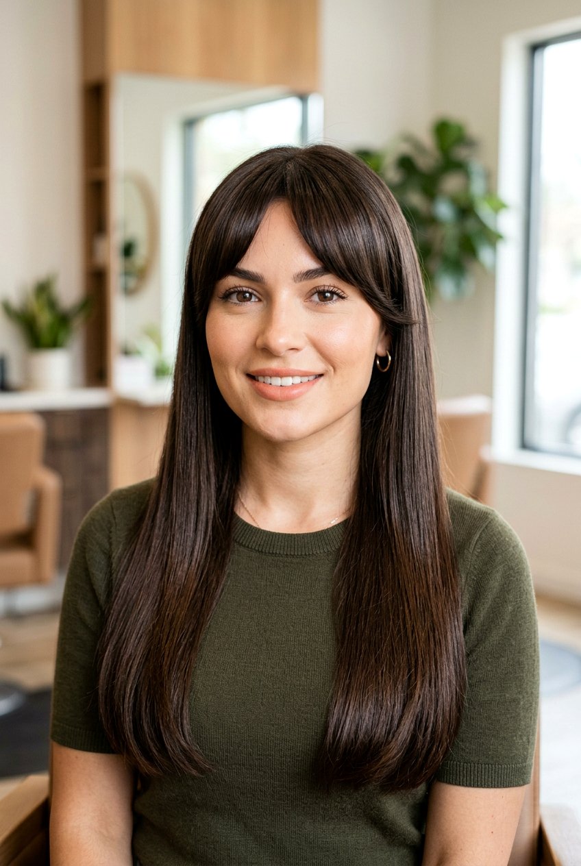 Arched bangs square face - 20 bangs for square face - 20 bangs for square face