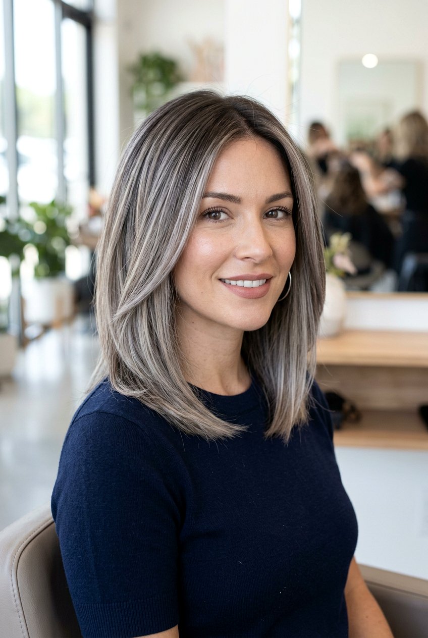 Ash Beige Highlights - 20 blonde highlights for gray blending - 20 blonde highlights for gray blending