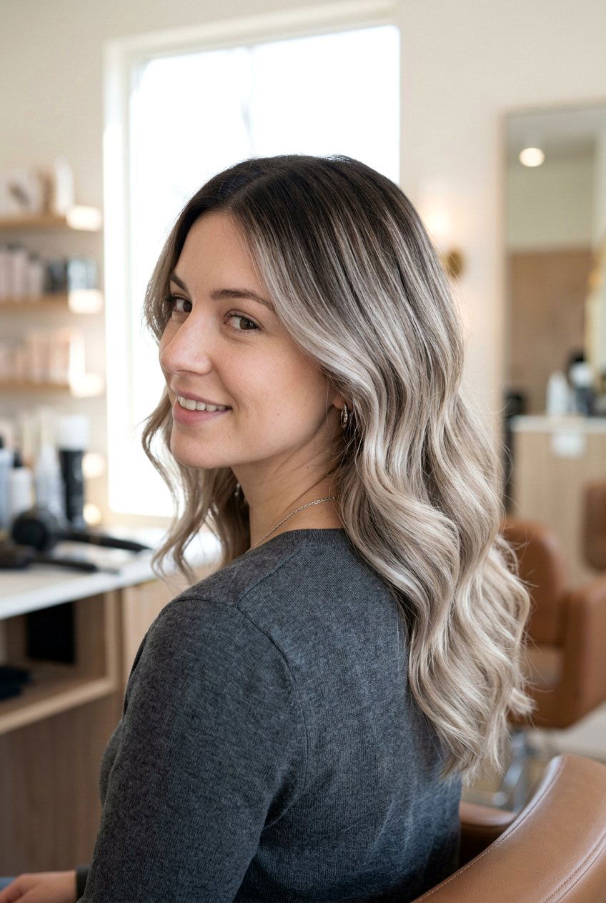 Ash Blonde Balayage - 20 balayage hair color ideas