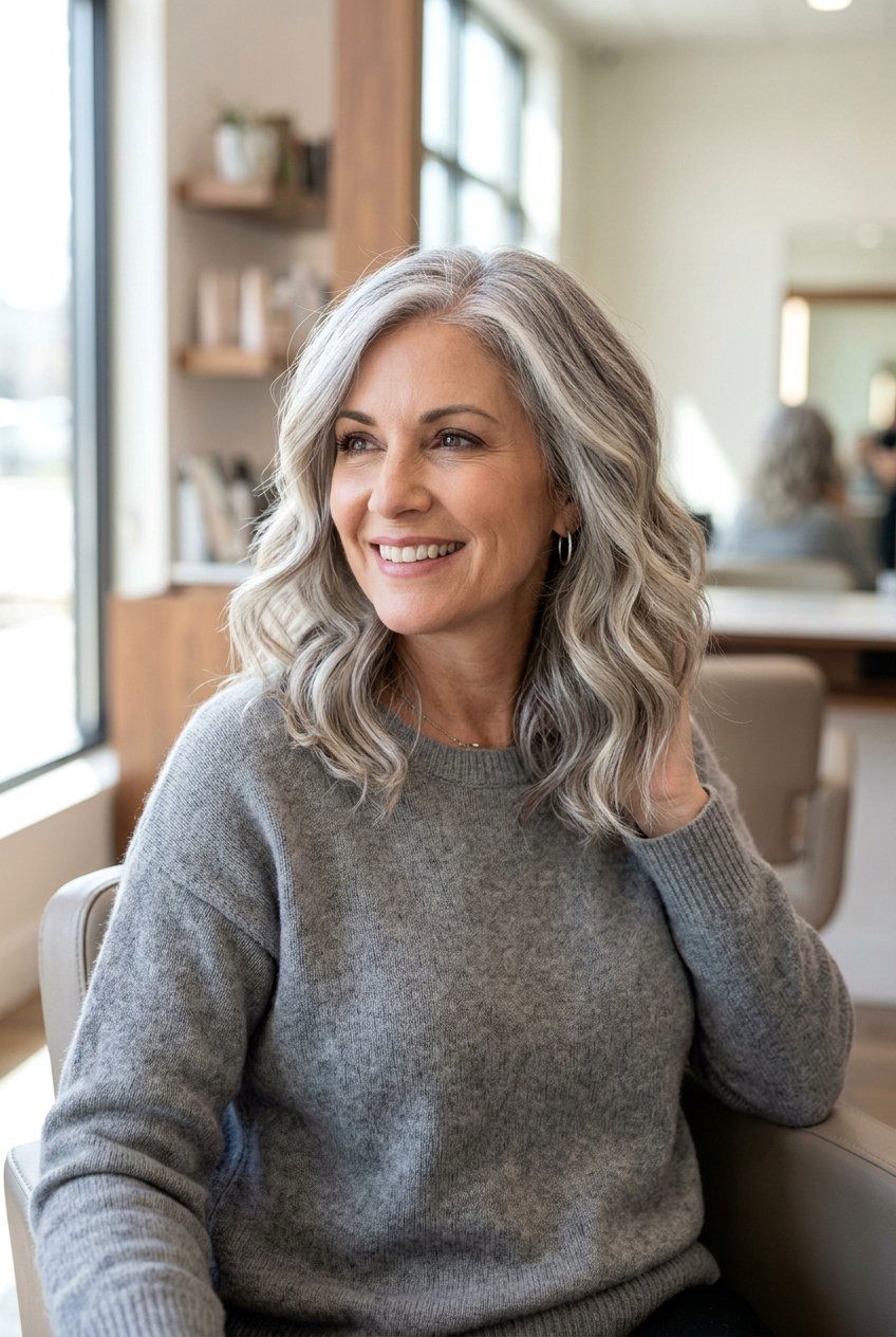 Ash Blonde Balayage On Gray Hair - 20 mature women blonde balayage ideas - 20 mature women blonde balayage ideas
