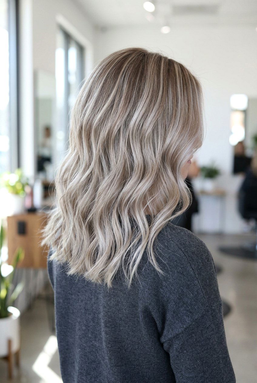 Ash Blonde Balayage on Naturally Blonde Hair - 20 ash blonde balayage - 20 ash blonde balayage