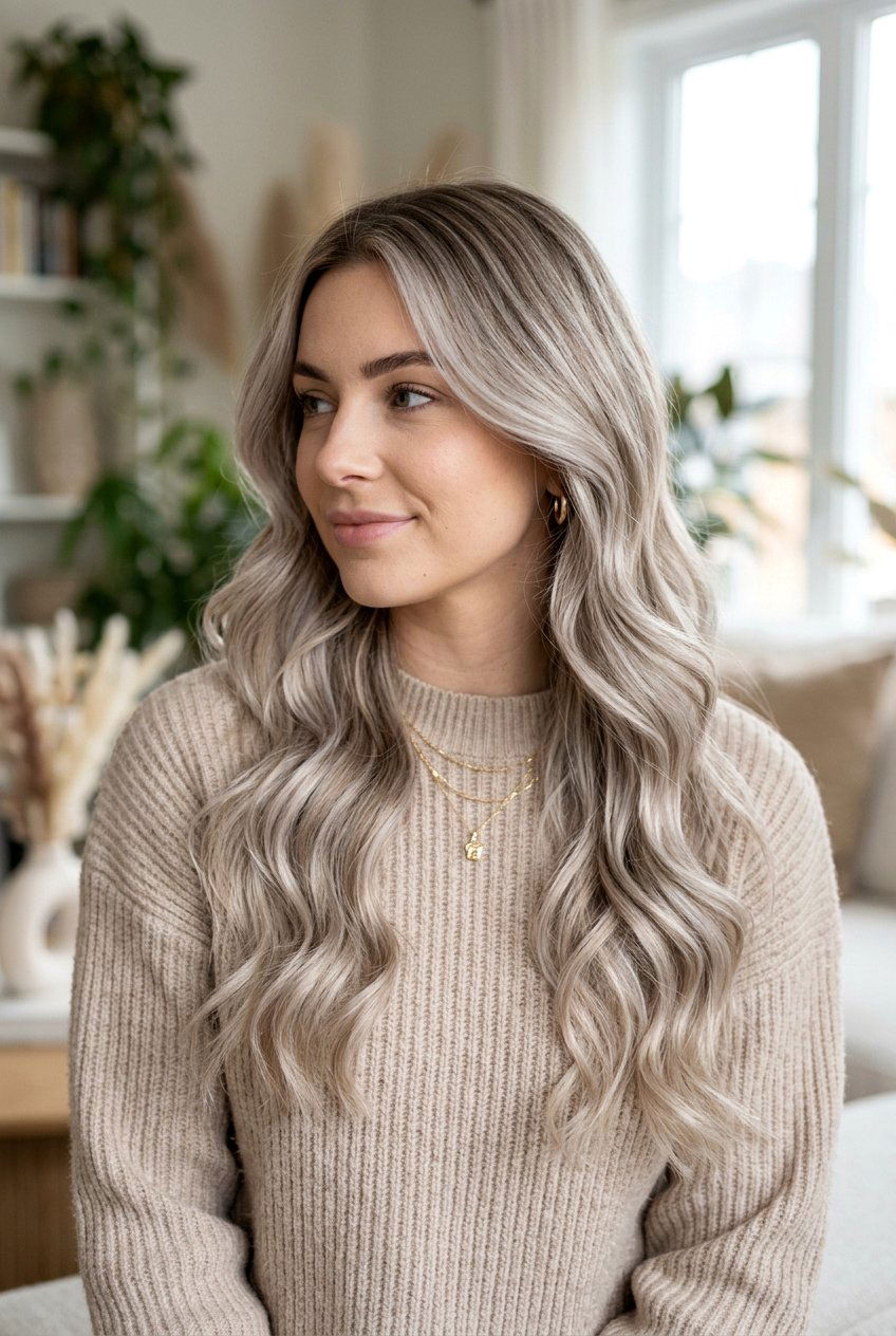 Ash Blonde Balayage - 20 ash blonde highlights for gray blending - 20 ash blonde highlights for gray blending