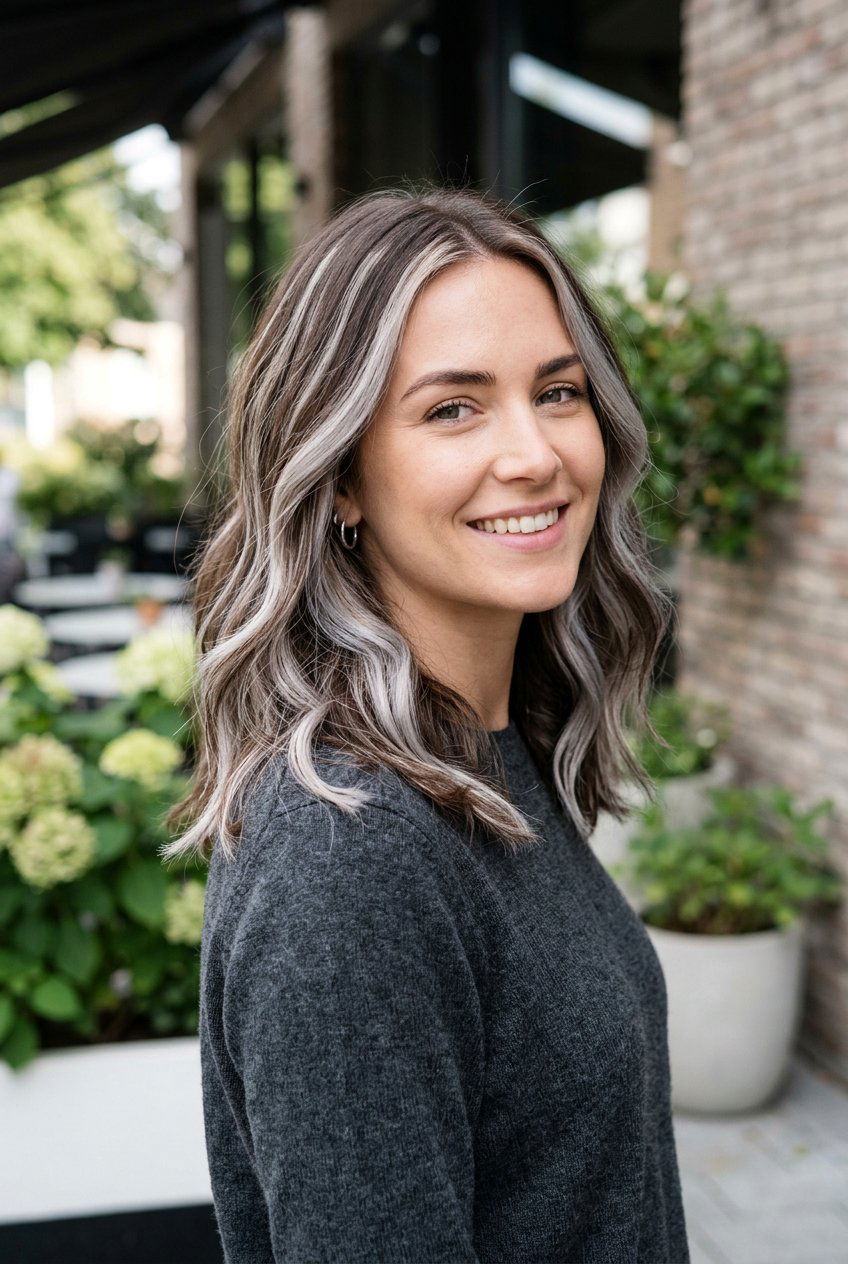 Ash Blonde Chunky Highlights Medium Hair - 20 chunky highlights hair - 20 chunky highlights hair