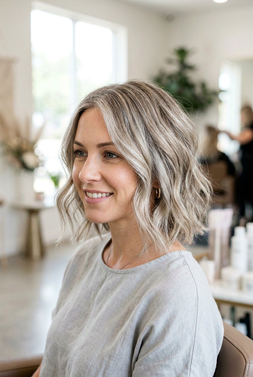 Ash Blonde Highlights - 20 hair color ideas for gray coverage - 20 hair color ideas for gray coverage