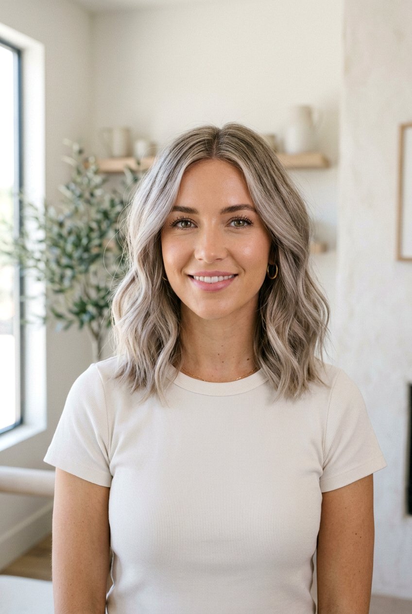 Ash Blonde Lob For Cool Skin - 20 ash blonde for cool skin tones - 20 ash blonde for cool skin tones