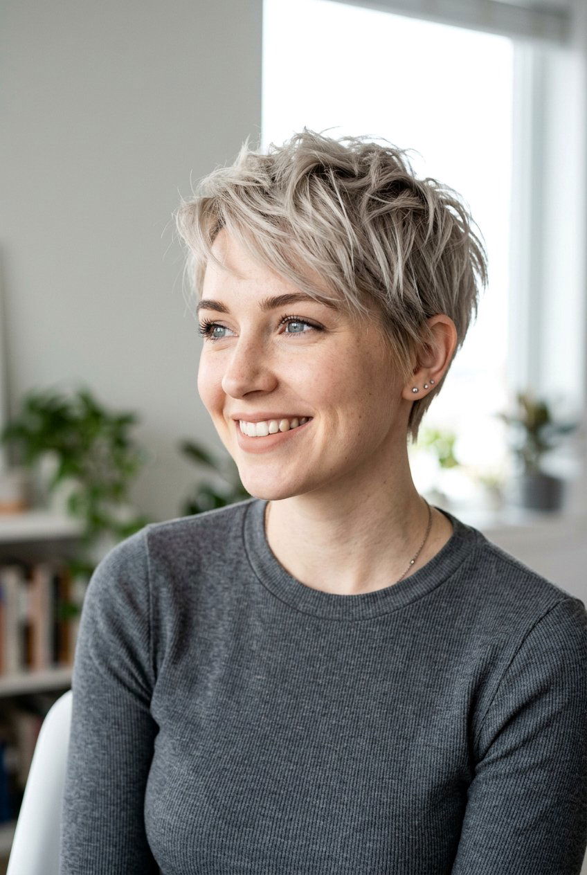 Ash Blonde Pixie For Cool Skin Tones - 20 ash blonde for cool skin tones - 20 ash blonde for cool skin tones