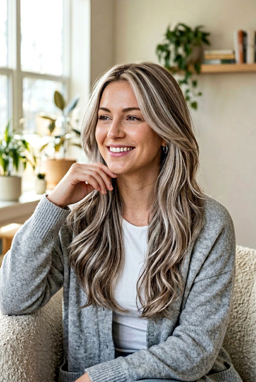 Ash Blonde With Lowlights - 20 low maintenance hair color for blondes - 20 low maintenance hair color for blondes