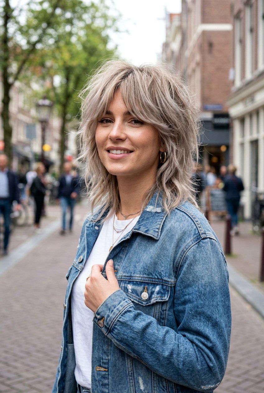 Ash Blonde Wolf Cut - 20 blonde wolf cut color ideas - 20 blonde wolf cut color ideas