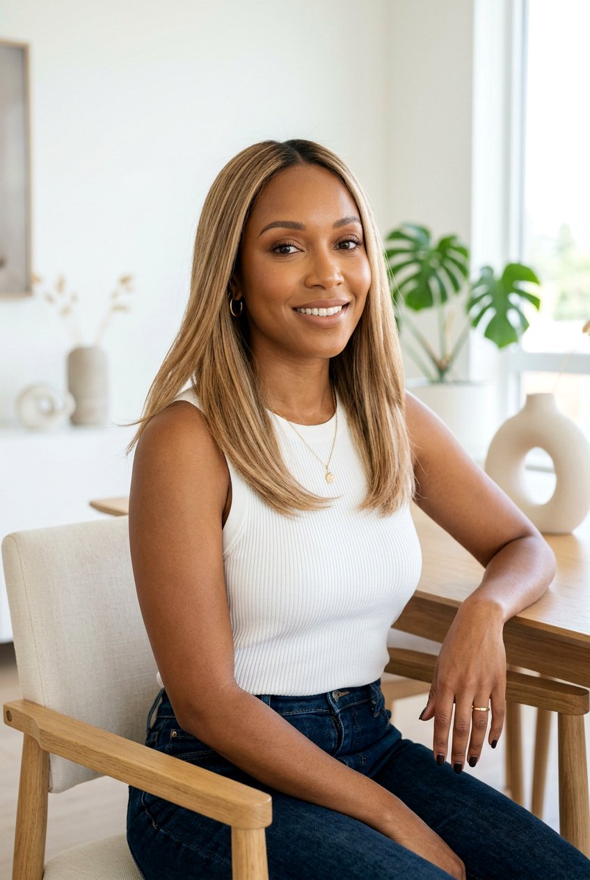 Ash Blonde with Warm Tones for Brown Skin - 20 best blonde hair color for brown skin - 20 best blonde hair color for brown skin