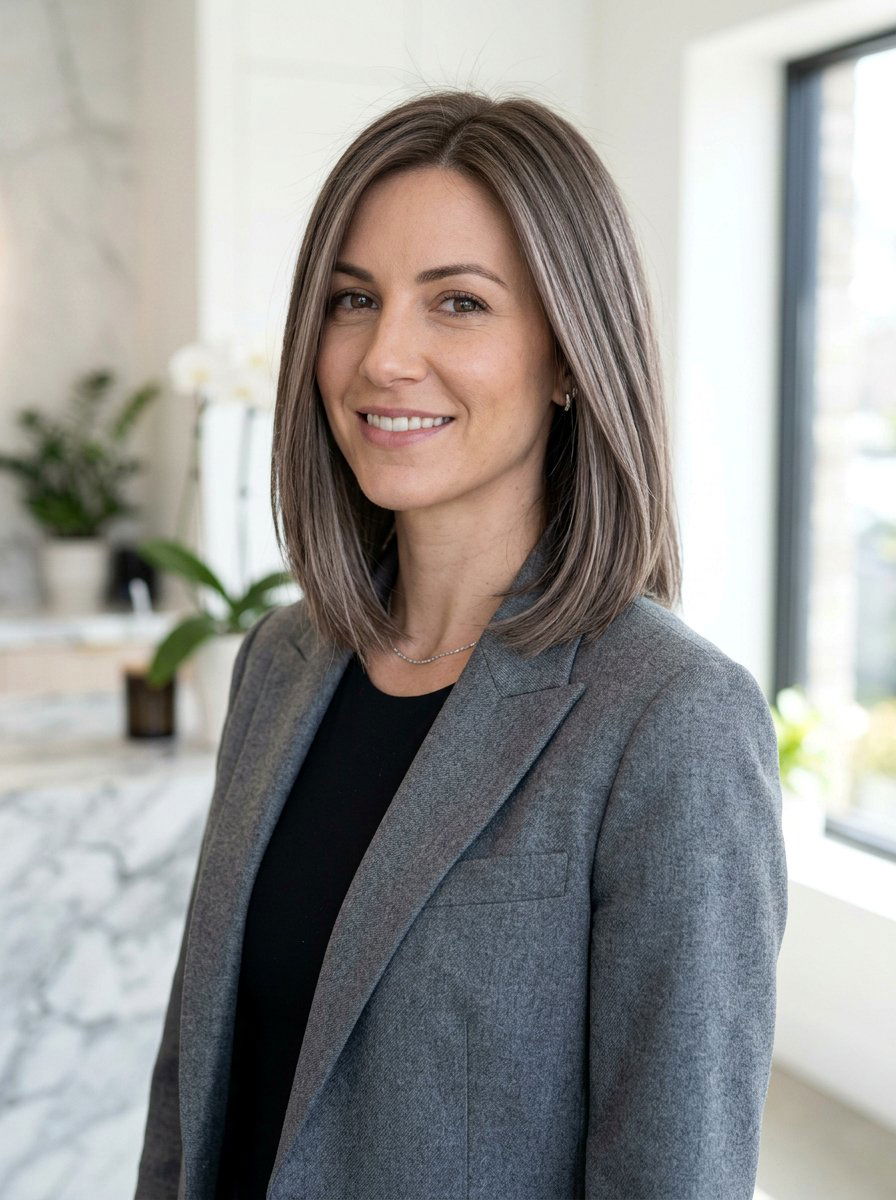 Ash Brown Babylights On Fine Hair - 20 dimensional babylights for fine hair - 20 dimensional babylights for fine hair