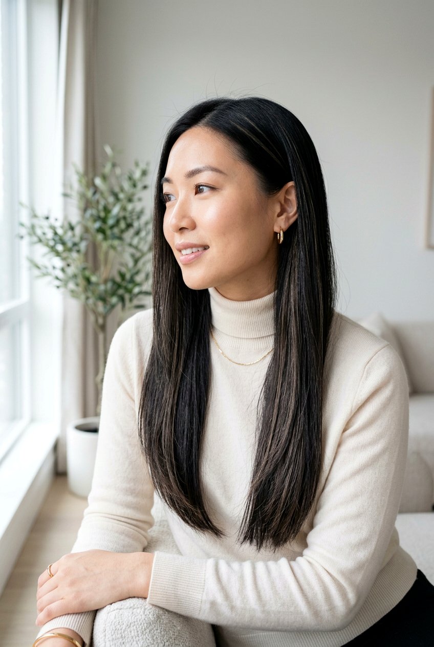 Ash Brown Babylights on Black Hair - 20 ash brown highlights on black hair - 20 ash brown highlights on black hair