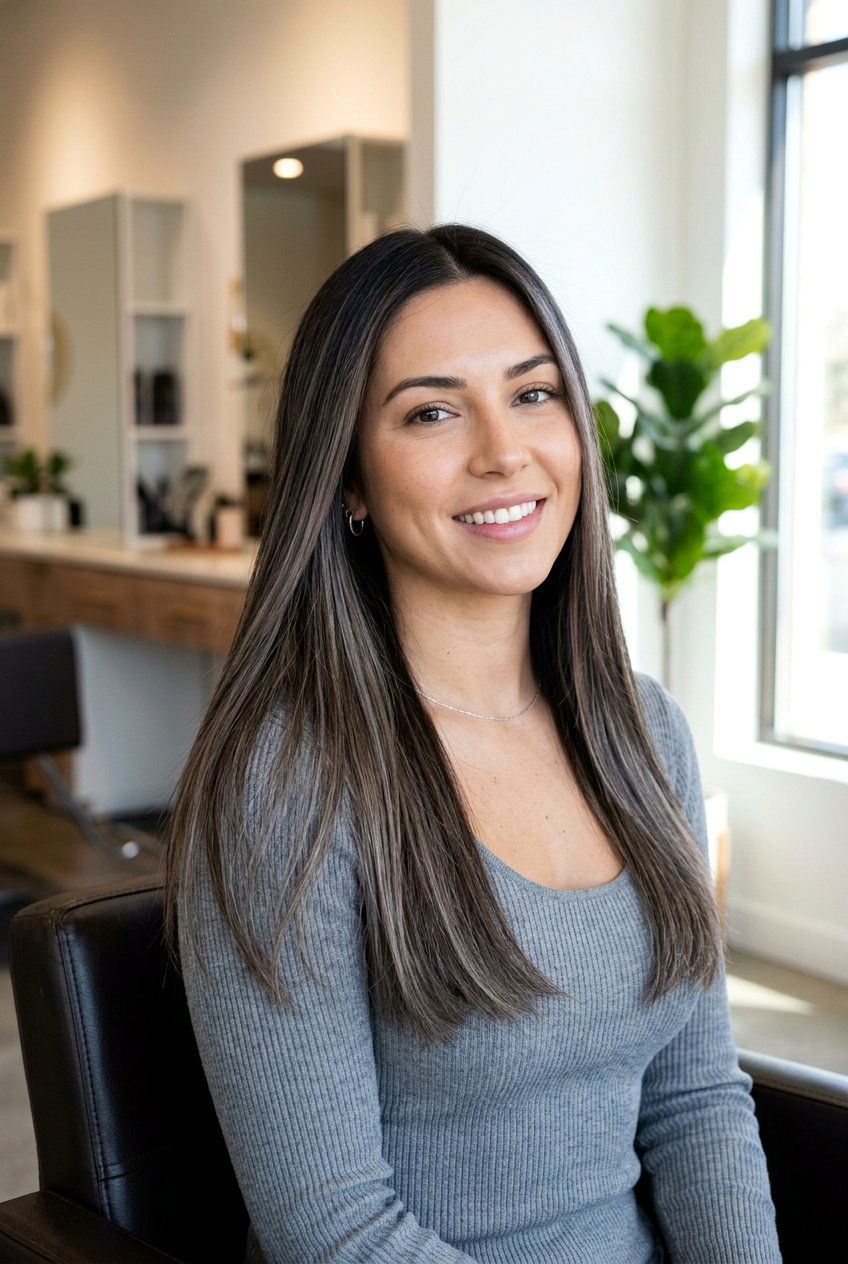 Ash Brown Balayage - 20 glossy brunette balayage - 20 glossy brunette balayage