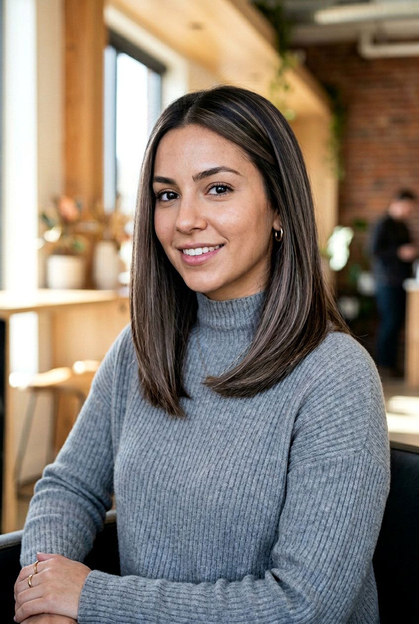 Ash Brown Balayage Lob - 20 brunette lob balayage ideas - 20 brunette lob balayage ideas