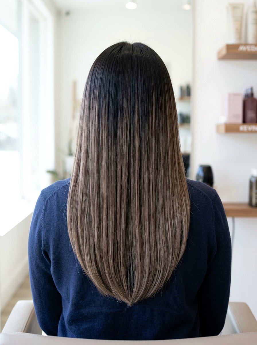 Ash Brown Balayage On Black Hair - 20 subtle balayage for black hair - 20 subtle balayage for black hair