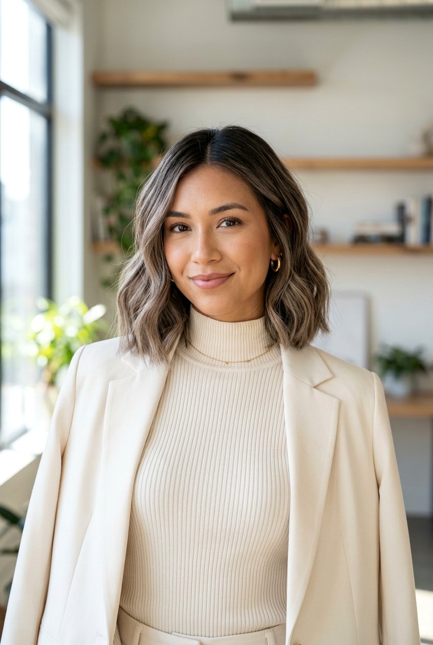 Ash Brown Balayage Shoulder Length Bob - 20 ash brown balayage for shoulder length hair - 20 ash brown balayage for shoulder length hair