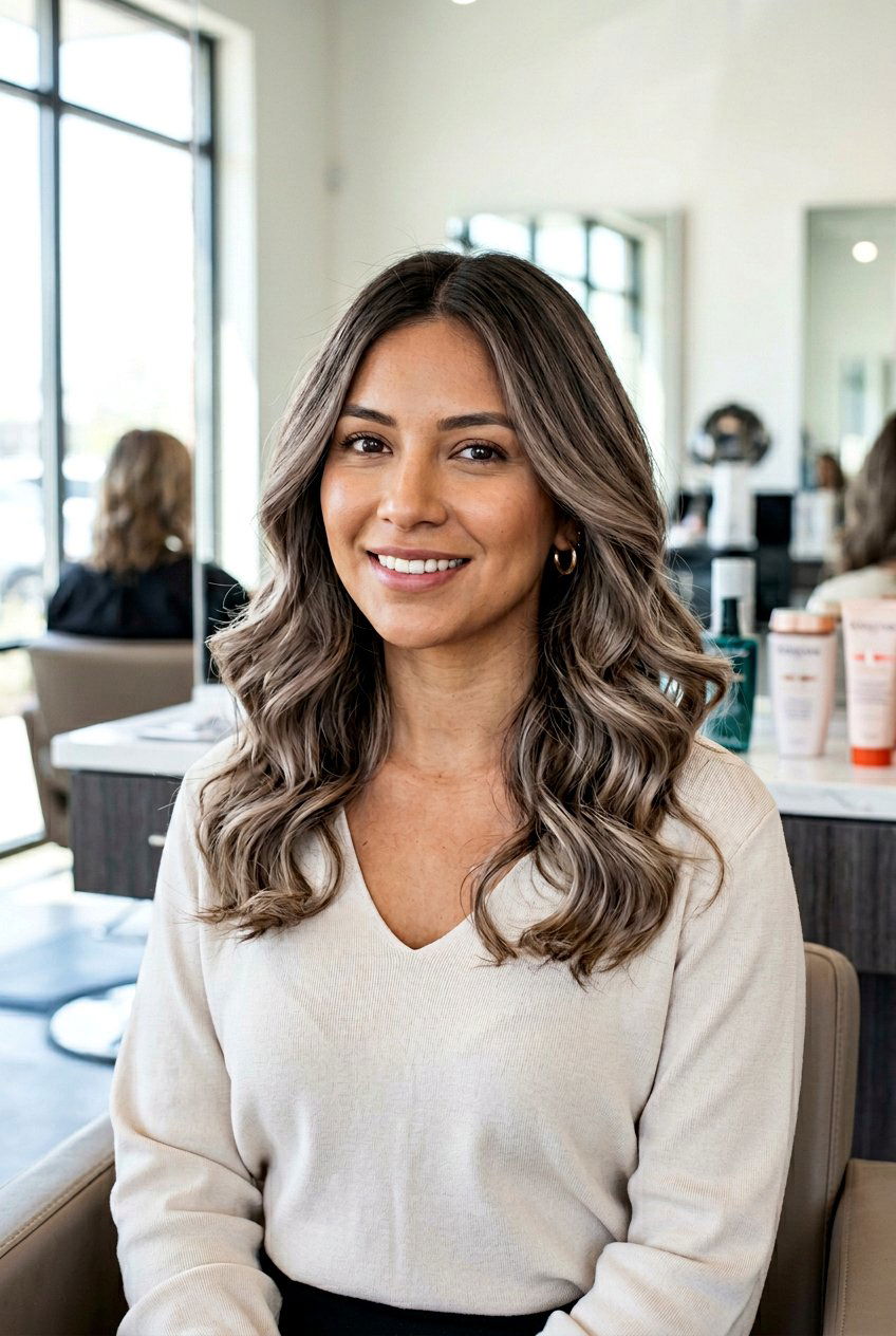 Ash Brown Balayage Shoulder Length With Root Shadow - 20 ash brown balayage for shoulder length hair - 20 ash brown balayage for shoulder length hair