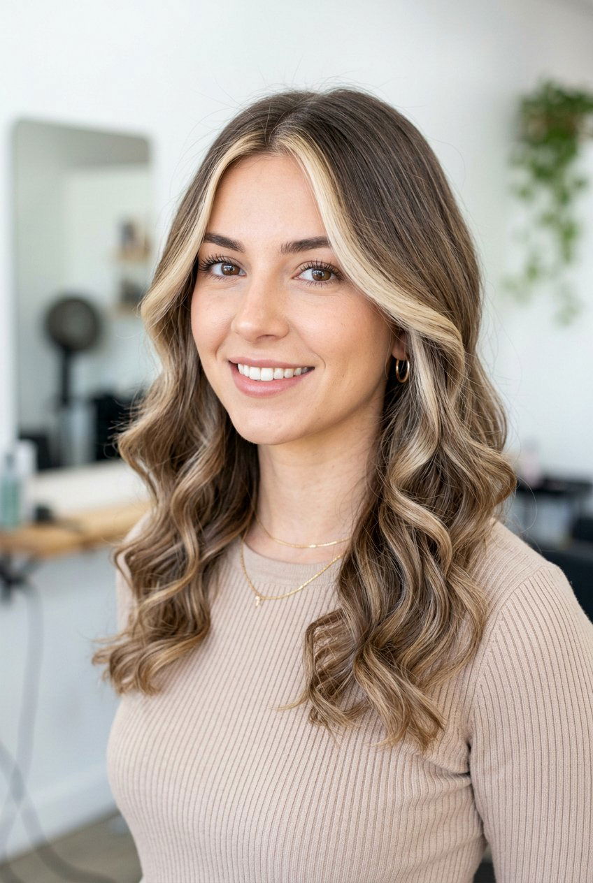 Ash Brown Balayage With Money Piece - 20 ash brown balayage for shoulder length hair - 20 ash brown balayage for shoulder length hair
