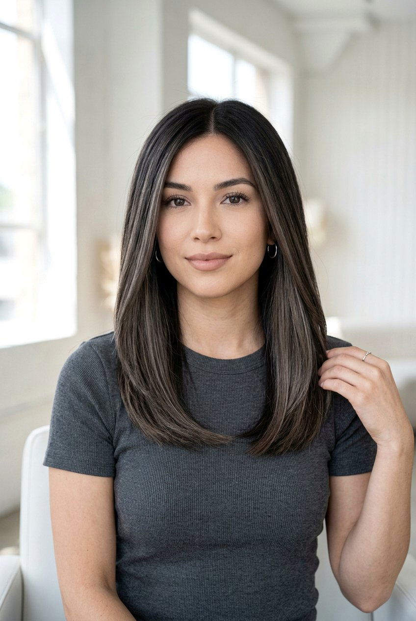 Ash Brown Black Dimensional Hair - 20 dimensional brown black hair - 20 dimensional brown black hair