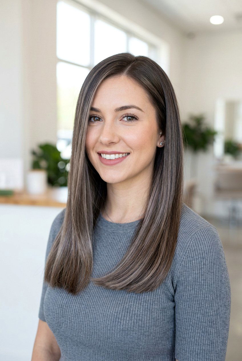 Ash Brown Brunette Balayage - 20 modern brunette balayage ideas - 20 modern brunette balayage ideas