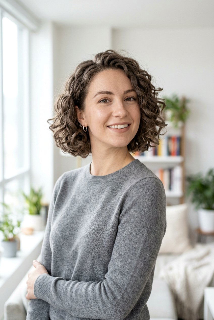 Ash Brown Curly Bob - 20 hair color ideas for curly bob hair - 20 hair color ideas for curly bob hair