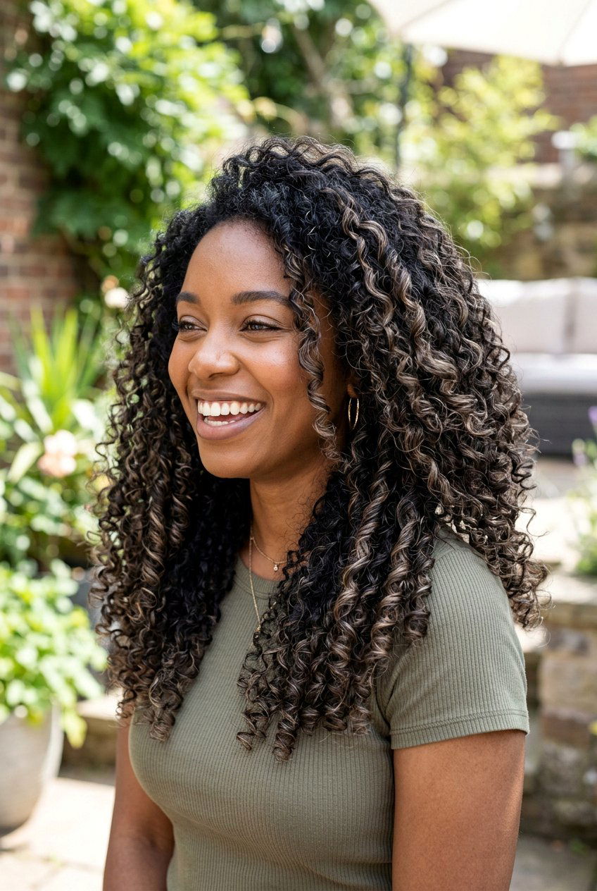 20 Stunning Ash Brown Highlights on Black Hair to Inspire You