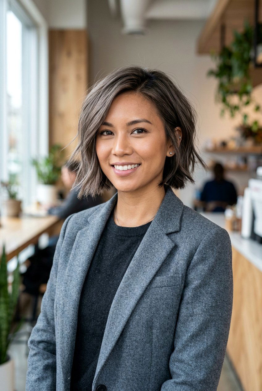 Ash Brown Lowlights For Brunette Bob - 20 brunette highlights for mature bob - 20 brunette highlights for mature bob